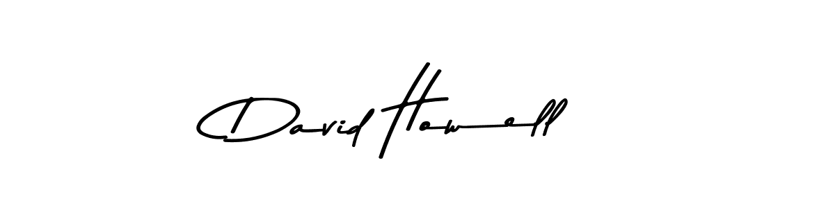 Create a beautiful signature design for name David Howell. With this signature (Asem Kandis PERSONAL USE) fonts, you can make a handwritten signature for free. David Howell signature style 9 images and pictures png