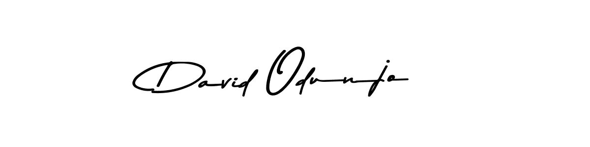 How to make David Odunjo name signature. Use Asem Kandis PERSONAL USE style for creating short signs online. This is the latest handwritten sign. David Odunjo signature style 9 images and pictures png