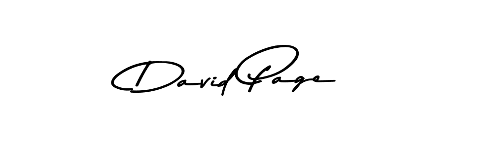 Design your own signature with our free online signature maker. With this signature software, you can create a handwritten (Asem Kandis PERSONAL USE) signature for name David Page. David Page signature style 9 images and pictures png
