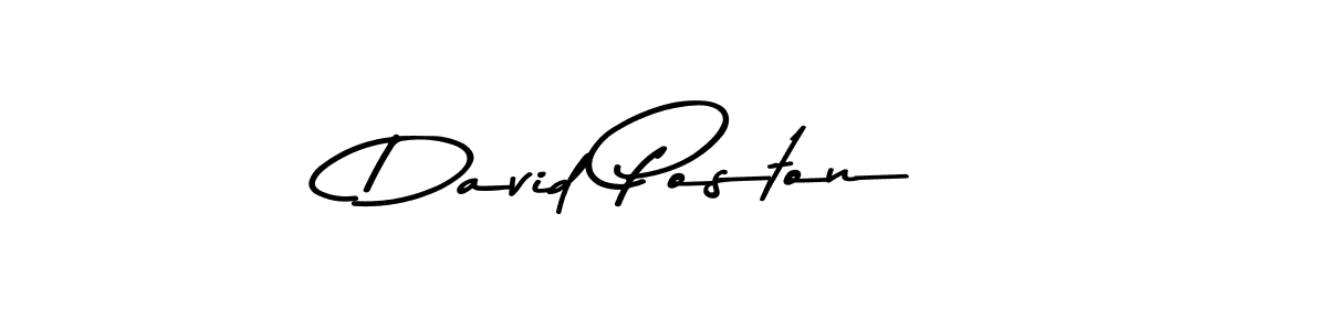 David Poston stylish signature style. Best Handwritten Sign (Asem Kandis PERSONAL USE) for my name. Handwritten Signature Collection Ideas for my name David Poston. David Poston signature style 9 images and pictures png