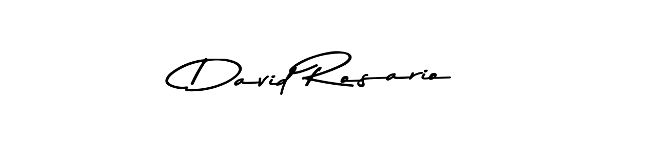 Make a beautiful signature design for name David Rosario. With this signature (Asem Kandis PERSONAL USE) style, you can create a handwritten signature for free. David Rosario signature style 9 images and pictures png