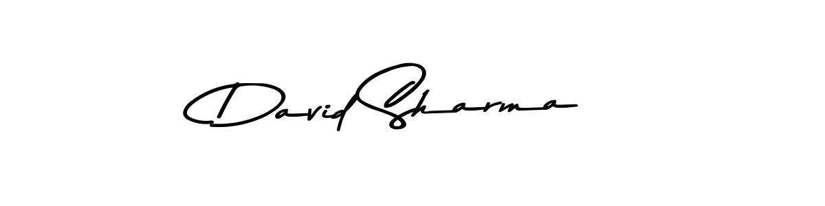 Design your own signature with our free online signature maker. With this signature software, you can create a handwritten (Asem Kandis PERSONAL USE) signature for name David Sharma. David Sharma signature style 9 images and pictures png