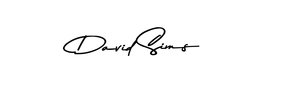 How to make David Sims name signature. Use Asem Kandis PERSONAL USE style for creating short signs online. This is the latest handwritten sign. David Sims signature style 9 images and pictures png