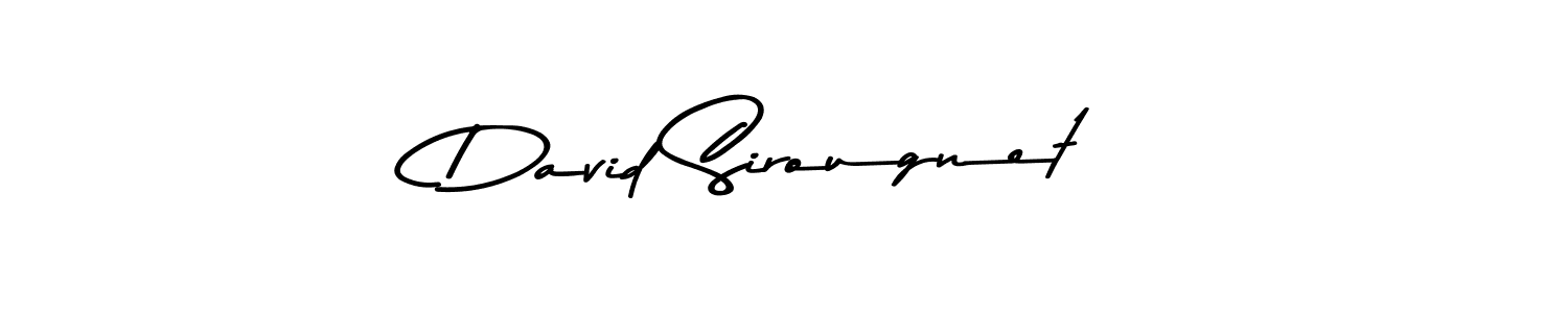 Asem Kandis PERSONAL USE is a professional signature style that is perfect for those who want to add a touch of class to their signature. It is also a great choice for those who want to make their signature more unique. Get David Sirougnet name to fancy signature for free. David Sirougnet signature style 9 images and pictures png