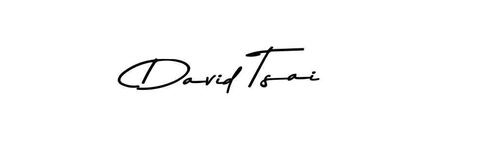 How to make David Tsai name signature. Use Asem Kandis PERSONAL USE style for creating short signs online. This is the latest handwritten sign. David Tsai signature style 9 images and pictures png