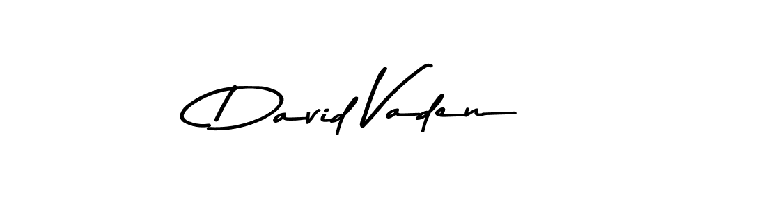How to make David Vaden signature? Asem Kandis PERSONAL USE is a professional autograph style. Create handwritten signature for David Vaden name. David Vaden signature style 9 images and pictures png