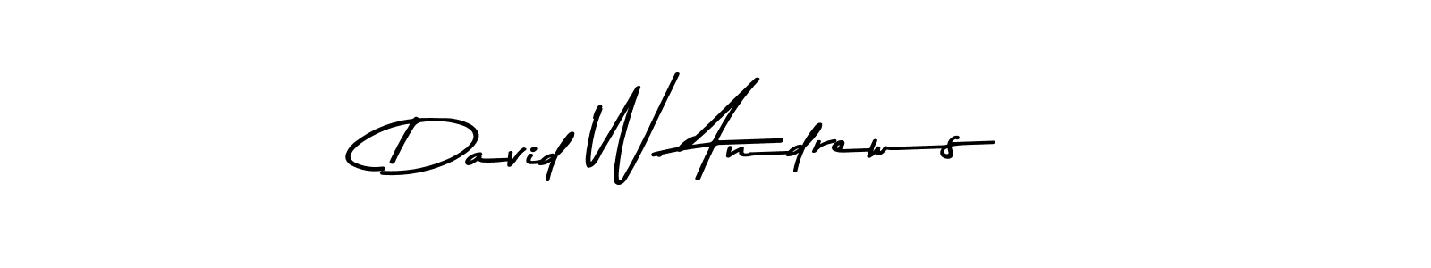 You should practise on your own different ways (Asem Kandis PERSONAL USE) to write your name (David W. Andrews) in signature. don't let someone else do it for you. David W. Andrews signature style 9 images and pictures png