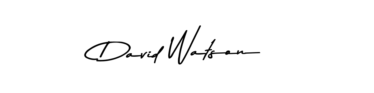 Create a beautiful signature design for name David Watson. With this signature (Asem Kandis PERSONAL USE) fonts, you can make a handwritten signature for free. David Watson signature style 9 images and pictures png