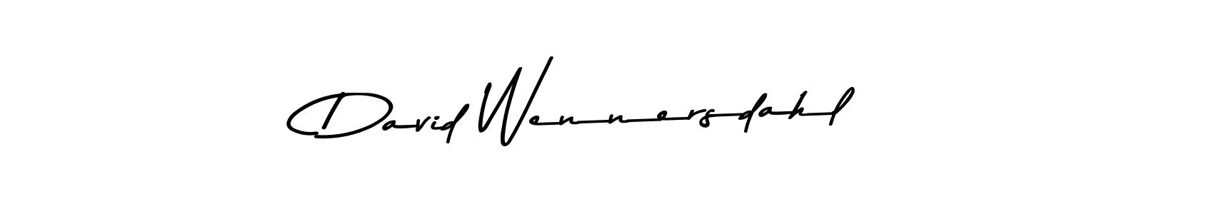 Make a beautiful signature design for name David Wennersdahl. With this signature (Asem Kandis PERSONAL USE) style, you can create a handwritten signature for free. David Wennersdahl signature style 9 images and pictures png