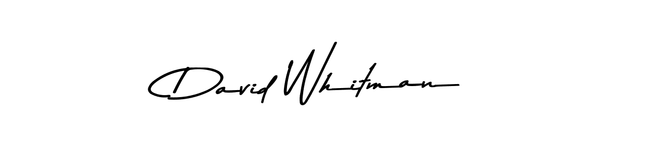 Design your own signature with our free online signature maker. With this signature software, you can create a handwritten (Asem Kandis PERSONAL USE) signature for name David Whitman. David Whitman signature style 9 images and pictures png