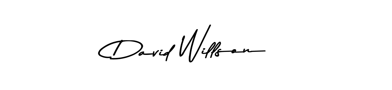 Make a beautiful signature design for name David Willson. With this signature (Asem Kandis PERSONAL USE) style, you can create a handwritten signature for free. David Willson signature style 9 images and pictures png