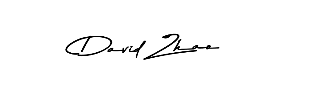 Create a beautiful signature design for name David Zhao. With this signature (Asem Kandis PERSONAL USE) fonts, you can make a handwritten signature for free. David Zhao signature style 9 images and pictures png