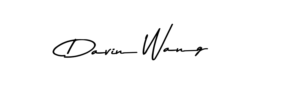 How to make Davin Wang signature? Asem Kandis PERSONAL USE is a professional autograph style. Create handwritten signature for Davin Wang name. Davin Wang signature style 9 images and pictures png