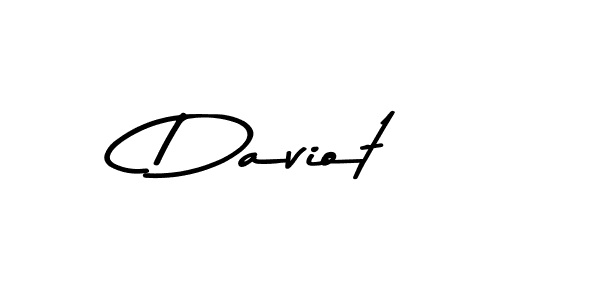 Design your own signature with our free online signature maker. With this signature software, you can create a handwritten (Asem Kandis PERSONAL USE) signature for name Daviot. Daviot signature style 9 images and pictures png