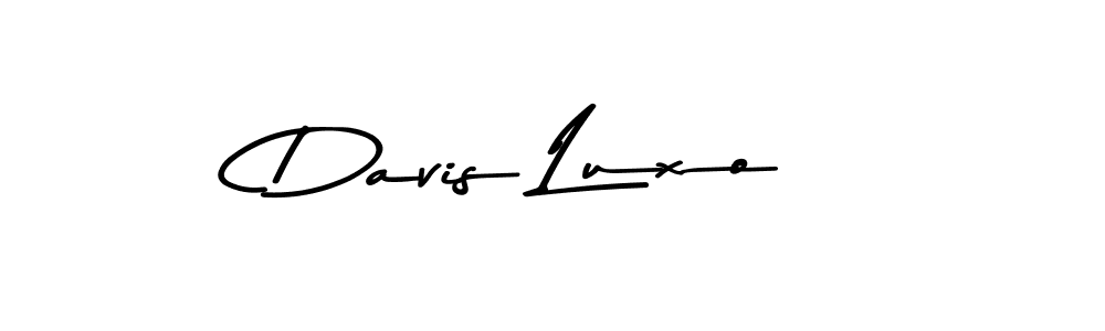 Also You can easily find your signature by using the search form. We will create Davis Luxo name handwritten signature images for you free of cost using Asem Kandis PERSONAL USE sign style. Davis Luxo signature style 9 images and pictures png