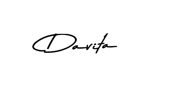 How to make Davita signature? Asem Kandis PERSONAL USE is a professional autograph style. Create handwritten signature for Davita name. Davita signature style 9 images and pictures png