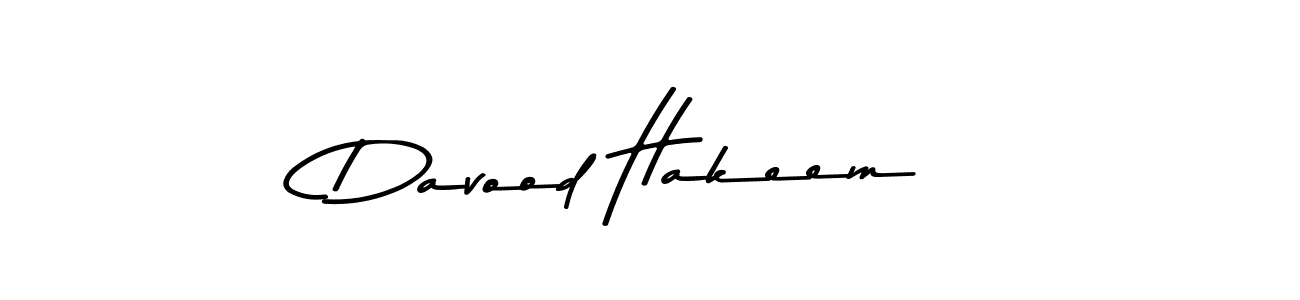 Use a signature maker to create a handwritten signature online. With this signature software, you can design (Asem Kandis PERSONAL USE) your own signature for name Davood Hakeem. Davood Hakeem signature style 9 images and pictures png