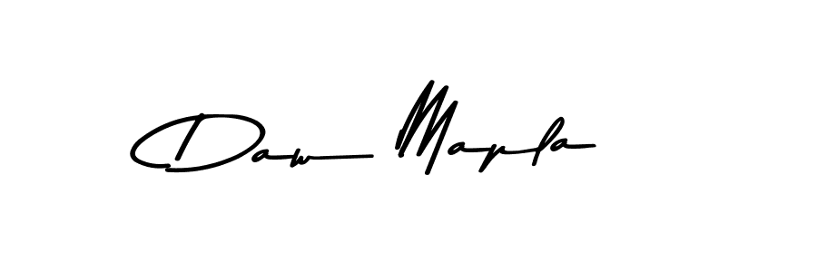 Use a signature maker to create a handwritten signature online. With this signature software, you can design (Asem Kandis PERSONAL USE) your own signature for name Daw Mapla. Daw Mapla signature style 9 images and pictures png