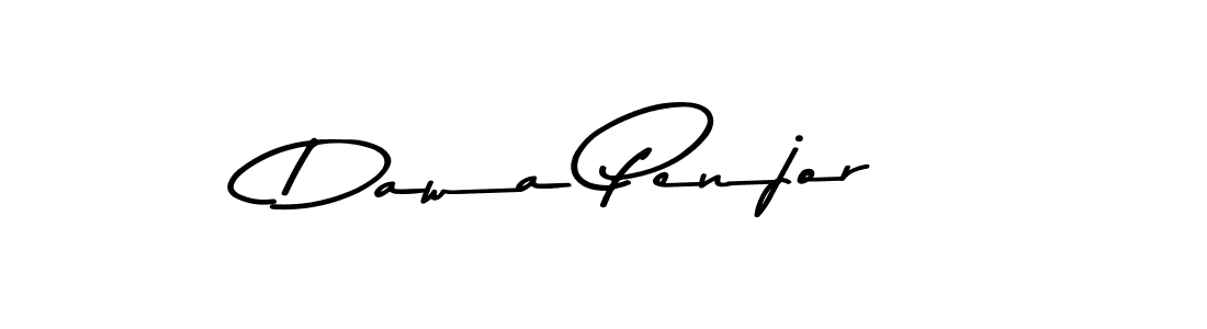 Similarly Asem Kandis PERSONAL USE is the best handwritten signature design. Signature creator online .You can use it as an online autograph creator for name Dawa Penjor. Dawa Penjor signature style 9 images and pictures png