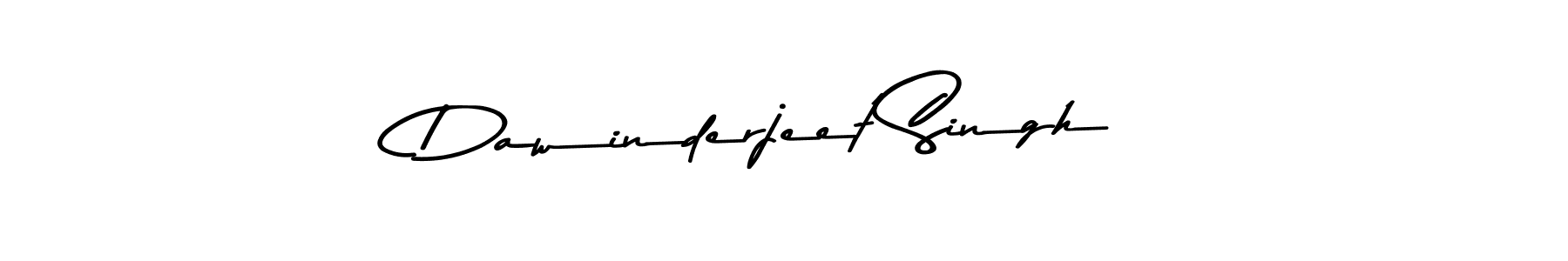 How to make Dawinderjeet Singh name signature. Use Asem Kandis PERSONAL USE style for creating short signs online. This is the latest handwritten sign. Dawinderjeet Singh signature style 9 images and pictures png