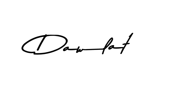 Create a beautiful signature design for name Dawlat. With this signature (Asem Kandis PERSONAL USE) fonts, you can make a handwritten signature for free. Dawlat signature style 9 images and pictures png