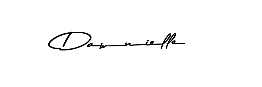 Create a beautiful signature design for name Dawnielle. With this signature (Asem Kandis PERSONAL USE) fonts, you can make a handwritten signature for free. Dawnielle signature style 9 images and pictures png