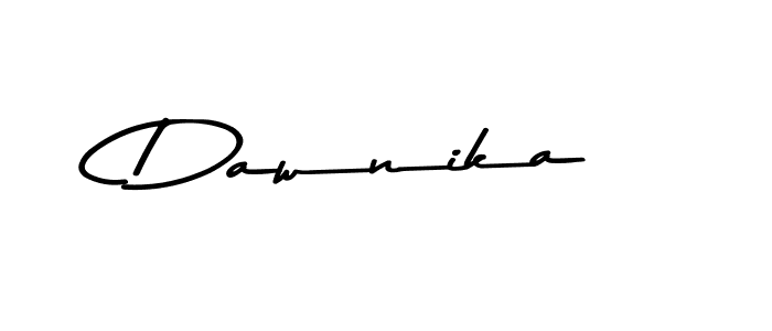 Dawnika stylish signature style. Best Handwritten Sign (Asem Kandis PERSONAL USE) for my name. Handwritten Signature Collection Ideas for my name Dawnika. Dawnika signature style 9 images and pictures png