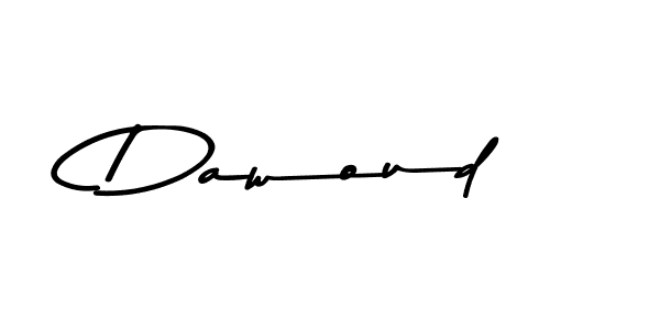 Create a beautiful signature design for name Dawoud. With this signature (Asem Kandis PERSONAL USE) fonts, you can make a handwritten signature for free. Dawoud signature style 9 images and pictures png