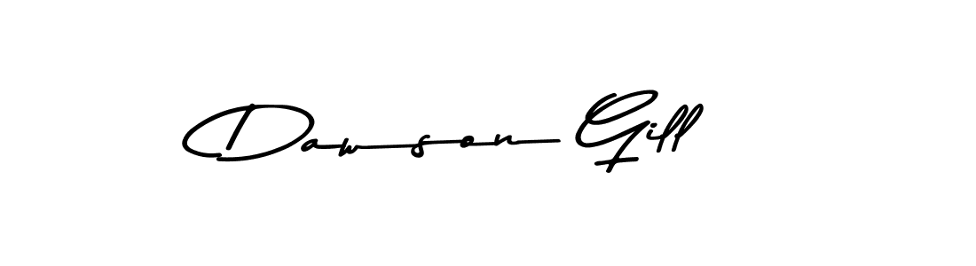 Design your own signature with our free online signature maker. With this signature software, you can create a handwritten (Asem Kandis PERSONAL USE) signature for name Dawson Gill. Dawson Gill signature style 9 images and pictures png