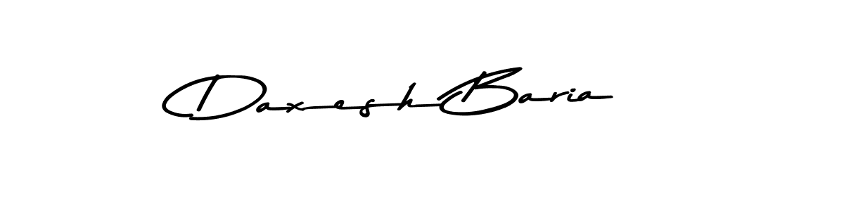 Use a signature maker to create a handwritten signature online. With this signature software, you can design (Asem Kandis PERSONAL USE) your own signature for name Daxesh Baria. Daxesh Baria signature style 9 images and pictures png