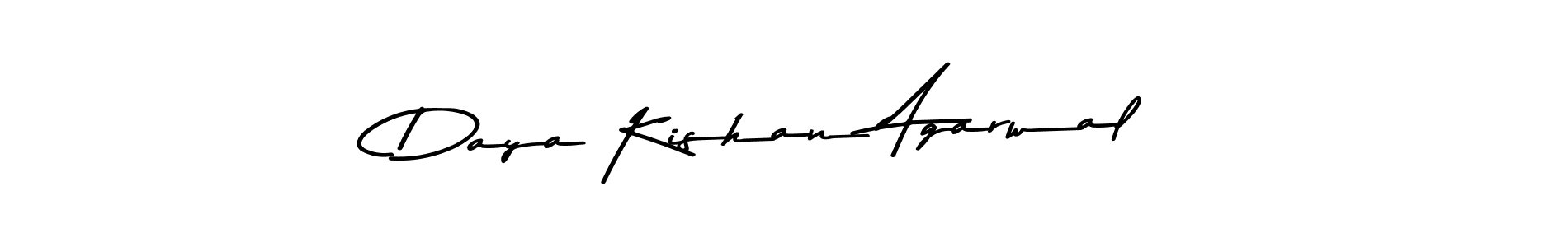 You should practise on your own different ways (Asem Kandis PERSONAL USE) to write your name (Daya Kishan Agarwal) in signature. don't let someone else do it for you. Daya Kishan Agarwal signature style 9 images and pictures png
