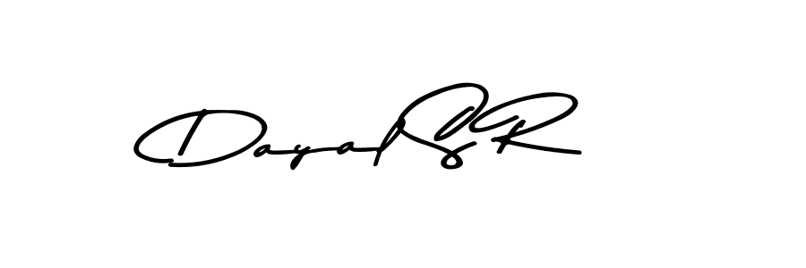 The best way (Asem Kandis PERSONAL USE) to make a short signature is to pick only two or three words in your name. The name Dayal S R include a total of six letters. For converting this name. Dayal S R signature style 9 images and pictures png