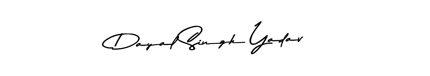The best way (Asem Kandis PERSONAL USE) to make a short signature is to pick only two or three words in your name. The name Dayal Singh Yadav include a total of six letters. For converting this name. Dayal Singh Yadav signature style 9 images and pictures png