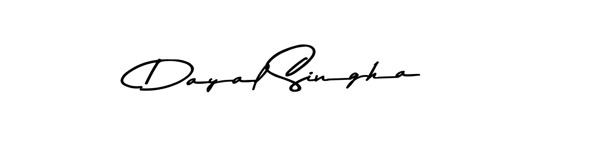 Design your own signature with our free online signature maker. With this signature software, you can create a handwritten (Asem Kandis PERSONAL USE) signature for name Dayal Singha. Dayal Singha signature style 9 images and pictures png
