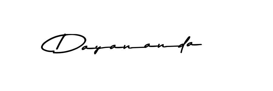 How to make Dayananda name signature. Use Asem Kandis PERSONAL USE style for creating short signs online. This is the latest handwritten sign. Dayananda signature style 9 images and pictures png