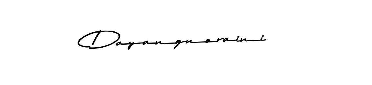 Make a beautiful signature design for name Dayangnoraini. With this signature (Asem Kandis PERSONAL USE) style, you can create a handwritten signature for free. Dayangnoraini signature style 9 images and pictures png