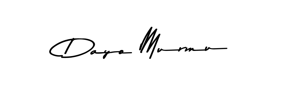 Create a beautiful signature design for name Dayo Murmu. With this signature (Asem Kandis PERSONAL USE) fonts, you can make a handwritten signature for free. Dayo Murmu signature style 9 images and pictures png