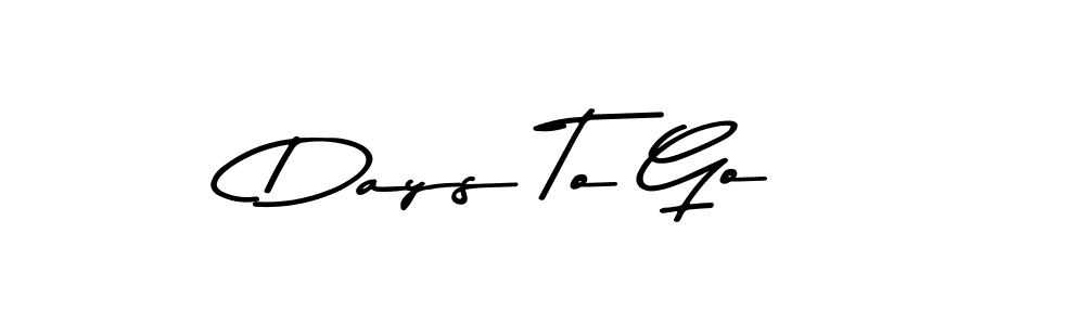 Also we have Days To Go name is the best signature style. Create professional handwritten signature collection using Asem Kandis PERSONAL USE autograph style. Days To Go signature style 9 images and pictures png