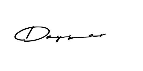 How to make Daywar name signature. Use Asem Kandis PERSONAL USE style for creating short signs online. This is the latest handwritten sign. Daywar signature style 9 images and pictures png