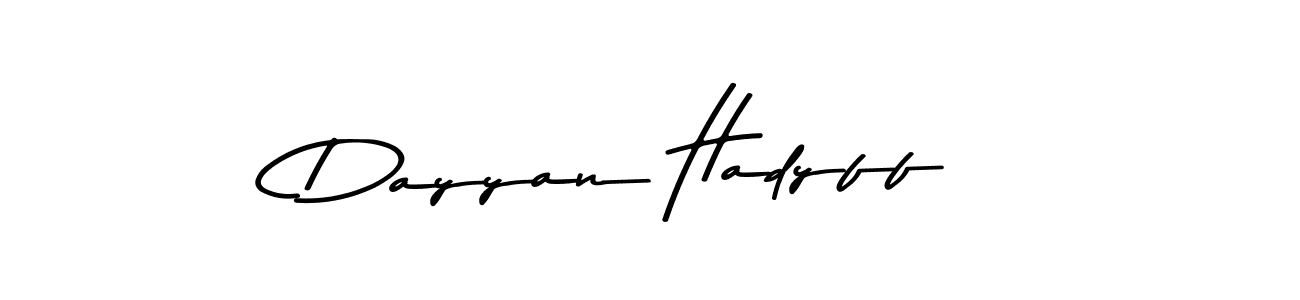 See photos of Dayyan Hadyff official signature by Spectra . Check more albums & portfolios. Read reviews & check more about Asem Kandis PERSONAL USE font. Dayyan Hadyff signature style 9 images and pictures png