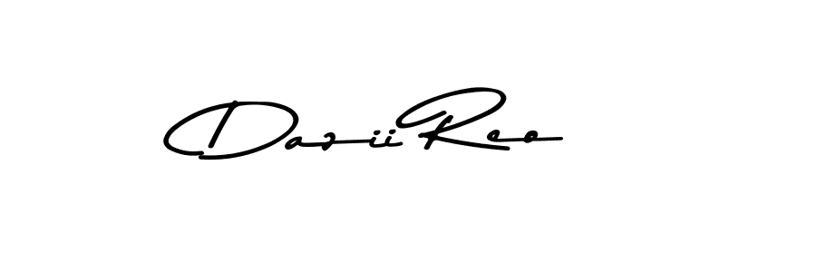 How to make Dazii Reo name signature. Use Asem Kandis PERSONAL USE style for creating short signs online. This is the latest handwritten sign. Dazii Reo signature style 9 images and pictures png