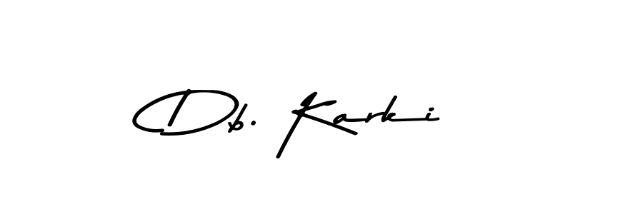 How to make Db. Karki signature? Asem Kandis PERSONAL USE is a professional autograph style. Create handwritten signature for Db. Karki name. Db. Karki signature style 9 images and pictures png