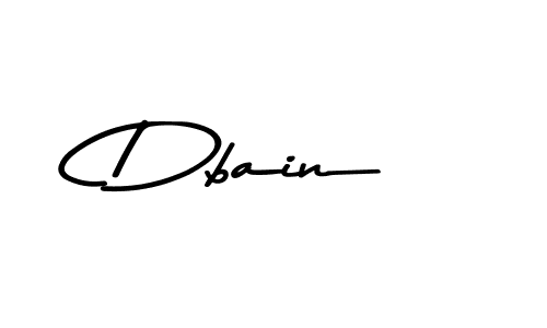 Dbain stylish signature style. Best Handwritten Sign (Asem Kandis PERSONAL USE) for my name. Handwritten Signature Collection Ideas for my name Dbain. Dbain signature style 9 images and pictures png