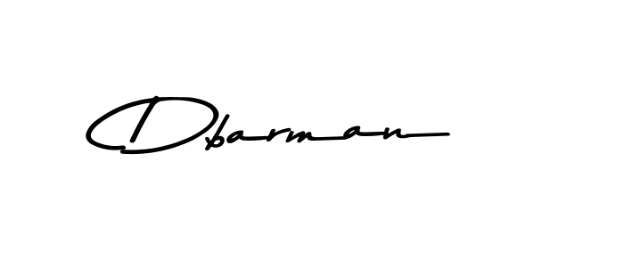 Dbarman stylish signature style. Best Handwritten Sign (Asem Kandis PERSONAL USE) for my name. Handwritten Signature Collection Ideas for my name Dbarman. Dbarman signature style 9 images and pictures png