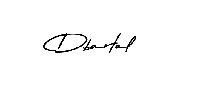 Make a beautiful signature design for name Dbartol. With this signature (Asem Kandis PERSONAL USE) style, you can create a handwritten signature for free. Dbartol signature style 9 images and pictures png