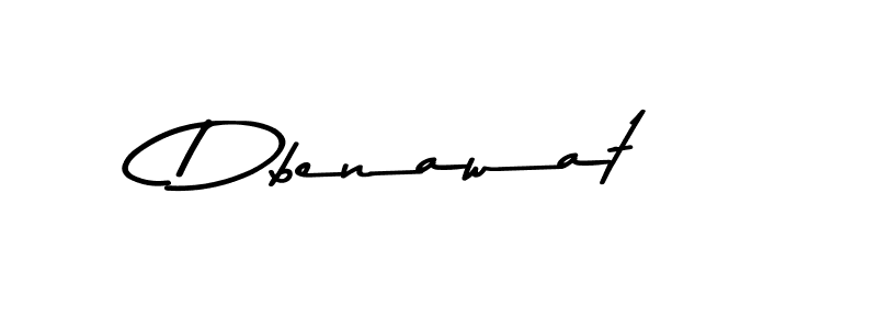 Dbenawat stylish signature style. Best Handwritten Sign (Asem Kandis PERSONAL USE) for my name. Handwritten Signature Collection Ideas for my name Dbenawat. Dbenawat signature style 9 images and pictures png