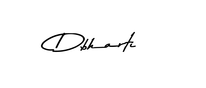 This is the best signature style for the Dbharti name. Also you like these signature font (Asem Kandis PERSONAL USE). Mix name signature. Dbharti signature style 9 images and pictures png