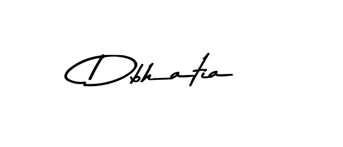 Use a signature maker to create a handwritten signature online. With this signature software, you can design (Asem Kandis PERSONAL USE) your own signature for name Dbhatia. Dbhatia signature style 9 images and pictures png