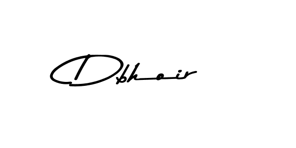 How to make Dbhoir name signature. Use Asem Kandis PERSONAL USE style for creating short signs online. This is the latest handwritten sign. Dbhoir signature style 9 images and pictures png