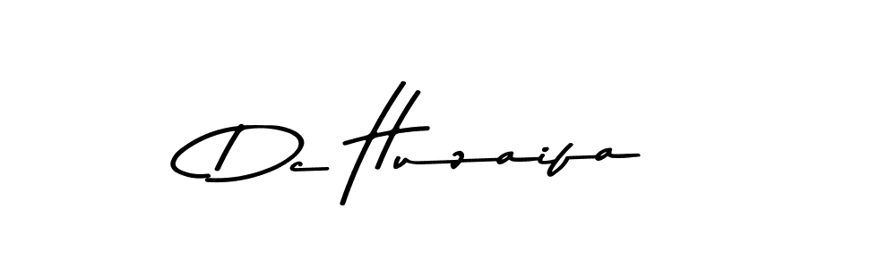 Make a short Dc Huzaifa signature style. Manage your documents anywhere anytime using Asem Kandis PERSONAL USE. Create and add eSignatures, submit forms, share and send files easily. Dc Huzaifa signature style 9 images and pictures png